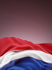 Abstract Netherlands Flag 3D Render (3D Artwork)