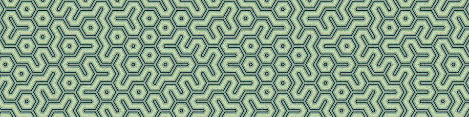 Colour Hexagon Tile Connection art background design illustration