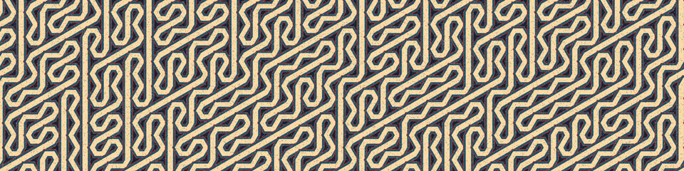 Colour Hexagon Tile Connection art background design illustration