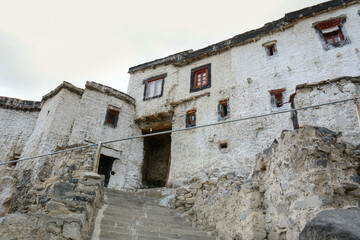 Ancient Tibetan monastery in Ladakh, India