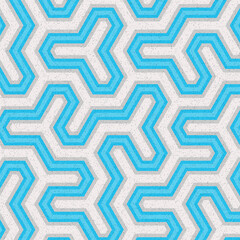 Colour Hexagon Tile Connection art background design illustration