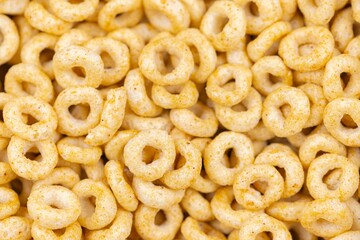 Delicious and nutritious oat closeup photo