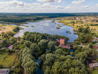 The old fortress. Aerial photography.