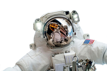 Astronaut Isolated - Elements of this Image Furnished by NASA