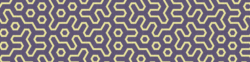 Colour Hexagon Tile Connection art background design illustration