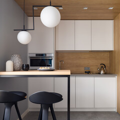 Small and modern kitchen