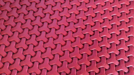 Beautiful and clear red woven surface texture