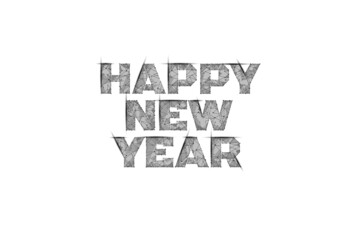 Geometric polygonal 2022 New Year Greeting card. Low poly triangle future technology white background. Corporate business design vector illustration