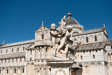 Naklejka premium statua architettura Pisa Italia 