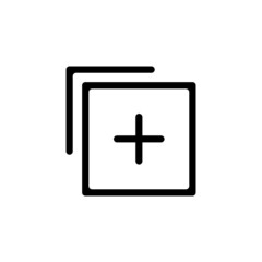 Abstract add vector icon
