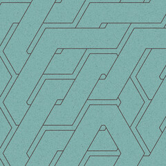 Colour Hexagon Tile Connection art background design illustration