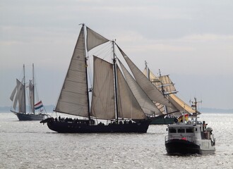 Segelschiffe bei der Wilhelmshaven Regatta