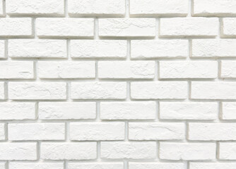 white brick construction wallpaper for exterior and interior design building. rough crack texture of stonewall seamless pattern. seamless modern rectangle grid tile material in brick shape wall
