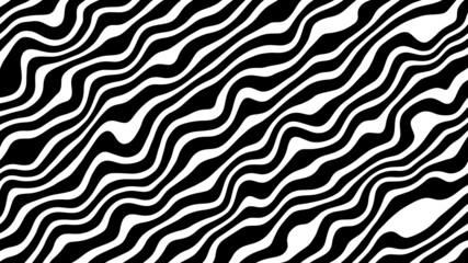 Futuristic grid wave of blue halftone digital lines data smooth seamless animation on dark with dim light background. For cyber technology, sound visualization, big data	
