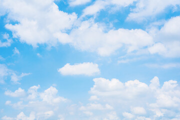 Obraz na płótnie Canvas beautiful blue sky with clouds background. Sky clouds. Sky with clouds weather nature cloud blue