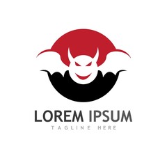 Obraz premium Devil horn Vector icon