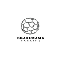 Obraz premium ball cartoon logo icon design vector illustration