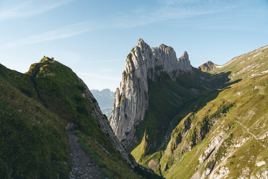 Saxer L&uuml;cke bei Sonnenaufgang