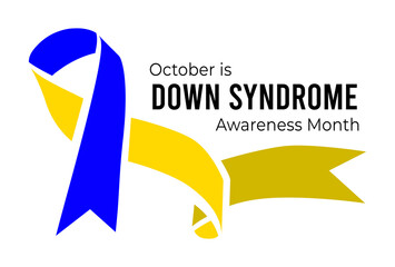 Down Syndrome Awareness Month. Vector illustration