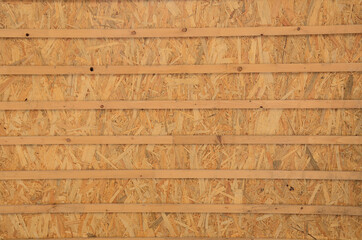 background chipboard and wood slats