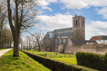 The Great Church of the picturesque small town Elburg, Netherlands.