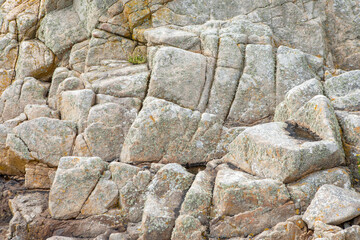 Rochers en Bretagne, texture