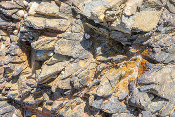 Rochers en Bretagne, texture