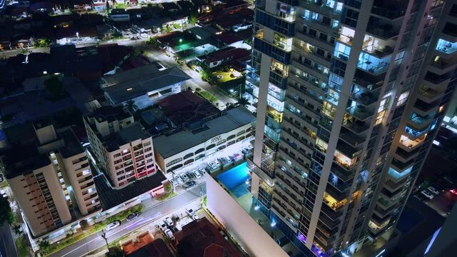 City night time lapse for lifestyle and residential living.