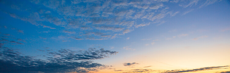 clouds and sky in the evening,game and for composites in aerial drone 360 degree panoramas as a sky dome.