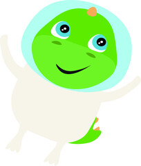 crocodile in space