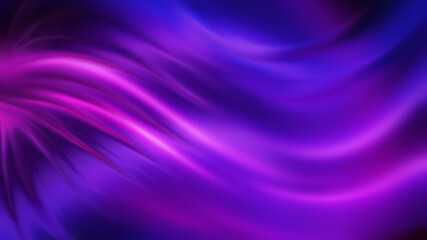 Fototapeta premium Dark abstract futuristic background. Digital explosion, ultraviolet neon glow, blurred geometric lines.