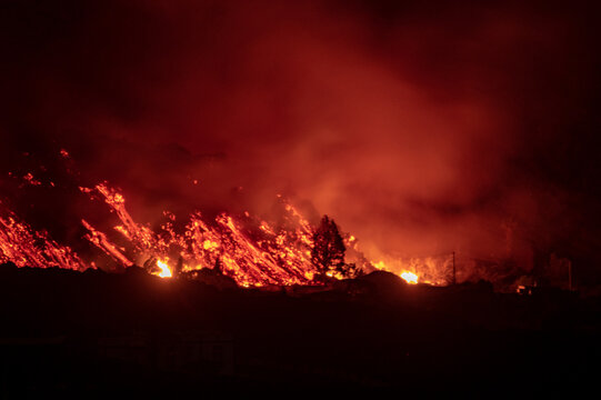 Volcanic eruption in La Palma Canary Islands 2021