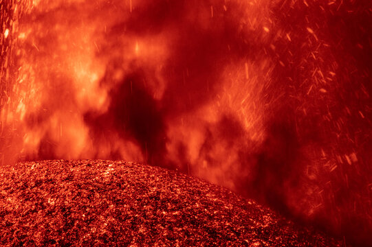 Volcanic eruption in La Palma Canary Islands 2021