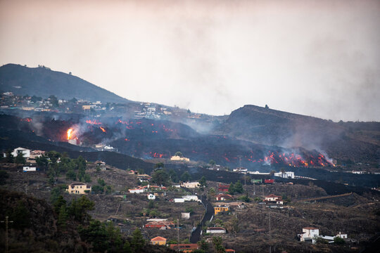 Volcanic eruption in La Palma Canary Islands 2021