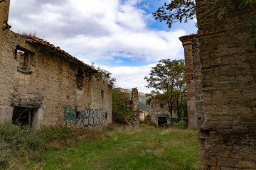 Fototapeta na wymiar Pueblo abandonado