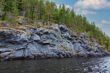 Ladoga skerries and the shores of Lake Ladoga