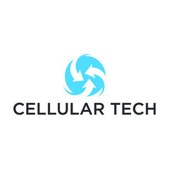 Cellular tech logo design