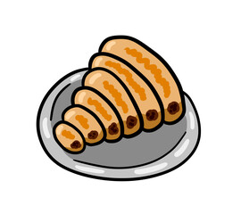 Stylized Cartoon Balkan Burek
