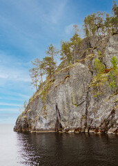 Ladoga skerries and the shores of Lake Ladoga