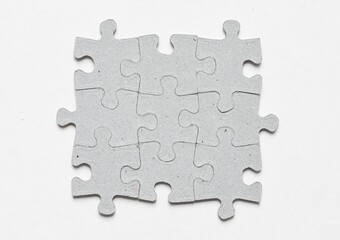 Photo of jigsaw puzzle pieces fit together