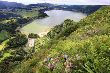 Lagoa das Furnas, Sao Miguel island, Azores