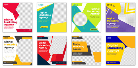 Digital Marketing Social Media Post Banner Design Template
