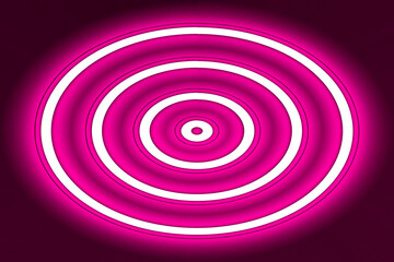 neon purple lights circle, abstract background