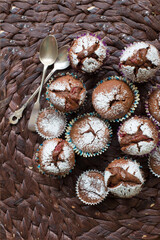 cupcakes with chocolate