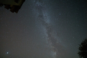 Milky way over Provence sky