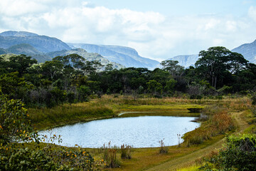 lagoons in Serra do Cipó, State of Minas Gerais, Brazil