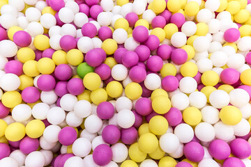 colorful plastic balls