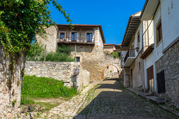 Fototapeta na wymiar San Vicente de la Barquera village in Cantabria, Spain.
