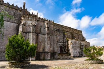 San Vicente de la Barquera village in Cantabria, Spain.