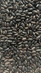Black beans background 